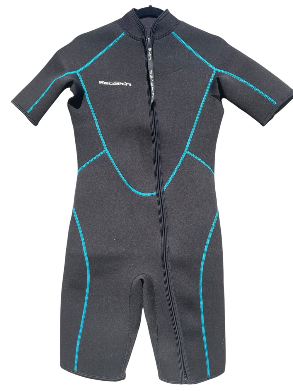 SeaSkin Women’s 3mm Wetsuit Medium Like New Front Zip Surf Swim Suit